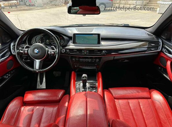 5UXKU6C53G0R34055 2016 BMW X6 Черный Вид сзади