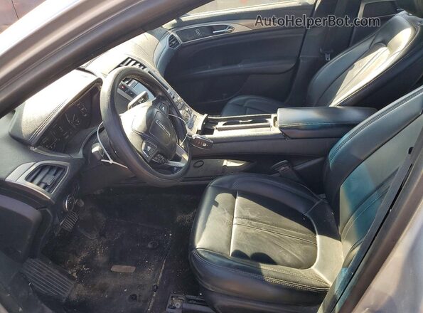 3LN6L5A96HR657467 2017 LINCOLN MKZ Серебряный Вид панели приборов