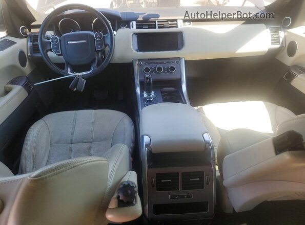 SALWR2FV2HA681923 2017 LAND ROVER RANGE Black უკანა სავარძლების ხედი