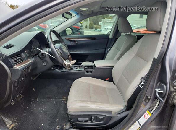 58ABK1GG0GU015147 2016 LEXUS ES Серый Вид салона спереди