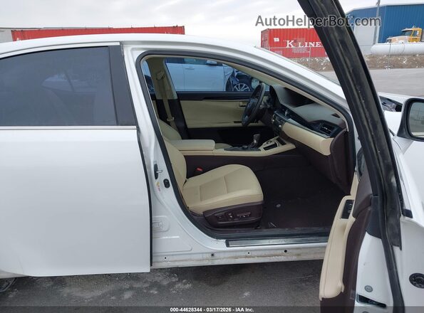 58ABK1GG0HU069176 2017 LEXUS ES 350 Белый Вид салона спереди