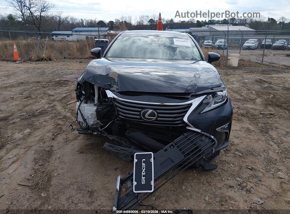 58ABK1GG2JU106072 2018 LEXUS ES 350 Черный Вид задней части салона
