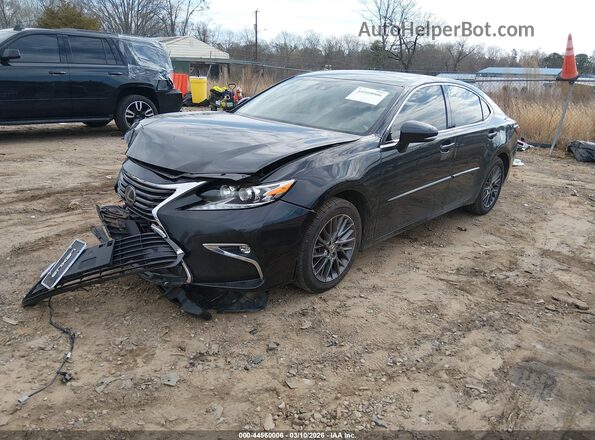 58ABK1GG2JU106072 2018 LEXUS ES 350 Черный Передняя левая четверть
