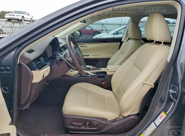 58ABK1GG6JU084044 2018 LEXUS ES Серый Вид салона спереди
