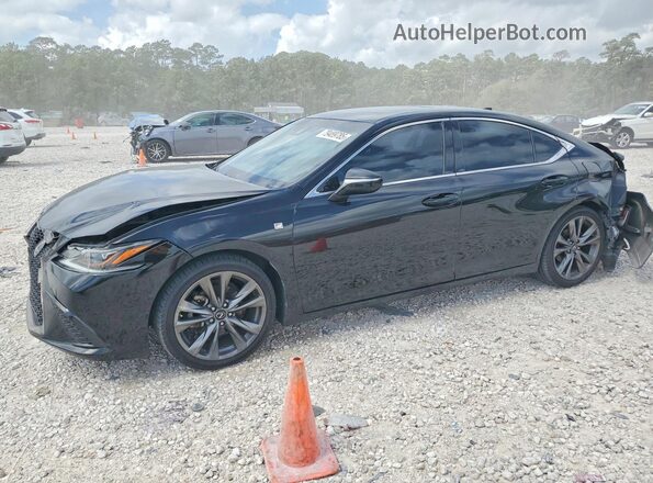 58ABZ1B10KU014958 2019 LEXUS ES Черный Передняя левая четверть
