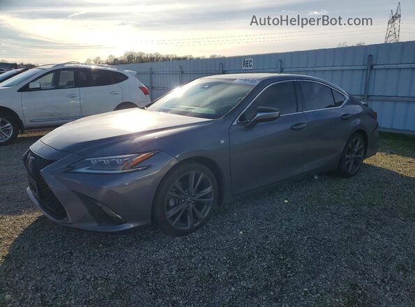 58ABZ1B10KU035227 2019 LEXUS ES Gray Front left