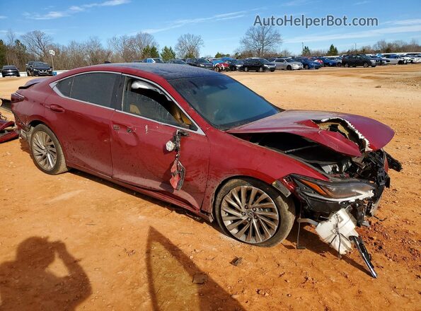 58ABZ1B11KU024446 2019 LEXUS ES Red Przód prawy