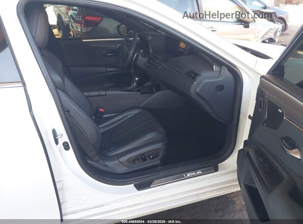 58ABZ1B15KU022375 2019 LEXUS ES 350 White Widok wnętrza z przodu