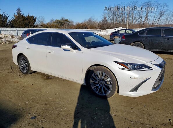 58ABZ1B16KU046149 2019 LEXUS ES Белый Передняя правая четверть