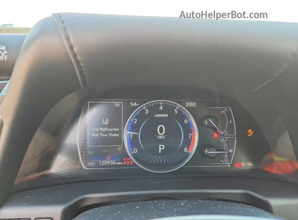 58ABZ1B17KU018862 2019 LEXUS ES Белый Вид щитка приборов