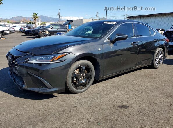 58ABZ1B18KU032057 2019 LEXUS ES Черный Передняя левая четверть