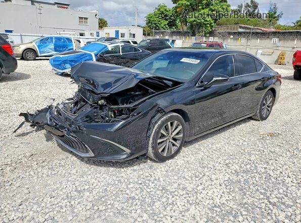 58ACZ1B13MU095042 2021 LEXUS ES Black Vista tres cuartos delantera izquierda