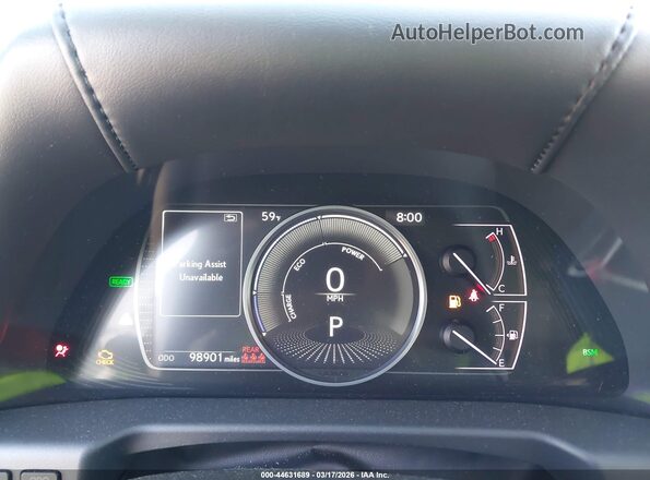 58AD21B10LU010195 2020 LEXUS ES 300H Black Widok tylnych siedzeń