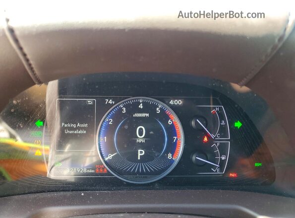 58AD21B10LU010813 2020 LEXUS ES Черный Вид щитка приборов