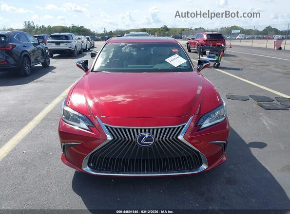 58AD21B19LU008364 2020 LEXUS ES 300H Красный Вид щитка приборов