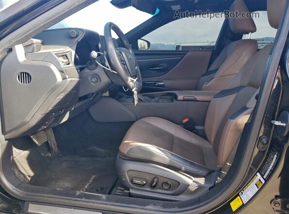 58ADA1C12PU035977 2023 LEXUS ES Black Widok wnętrza z przodu