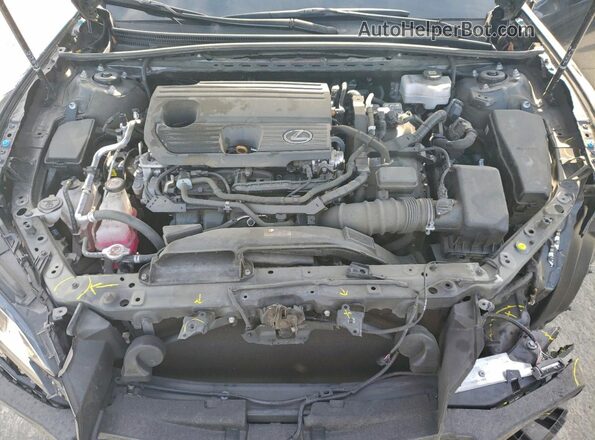 58ADA1C12PU035977 2023 LEXUS ES Black Widok wnętrza z tyłu