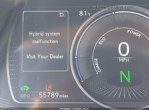58ADA1C17RU040272 2024 LEXUS ES 300H Черный Вид задних сидений