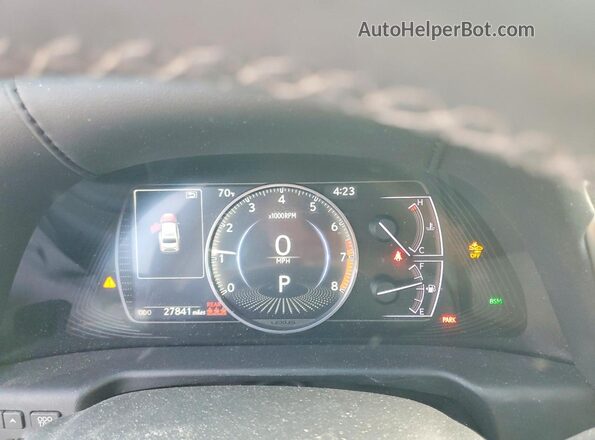 58ADZ1B13LU060794 2020 LEXUS ES Серый Вид щитка приборов