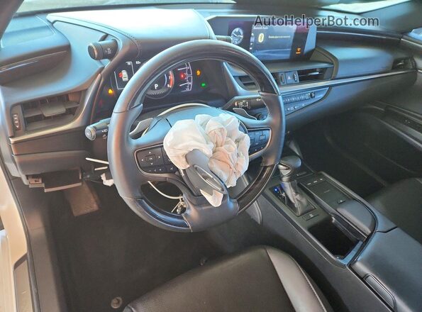 58ADZ1B17LU079235 2020 LEXUS ES White Vista del salpicadero