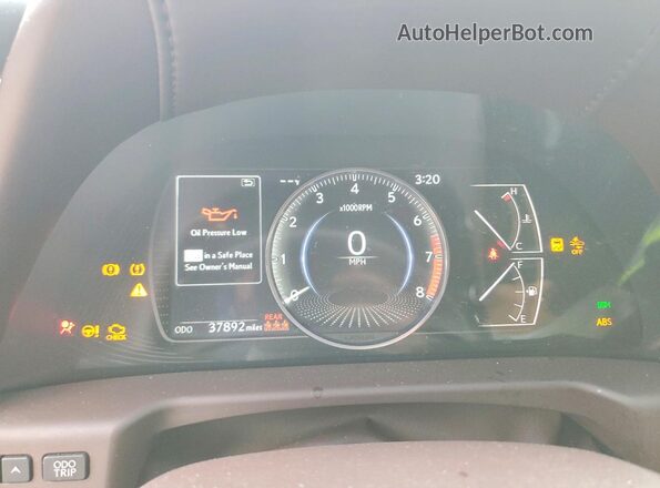 58ADZ1B19LU067877 2020 LEXUS ES Серый Вид щитка приборов