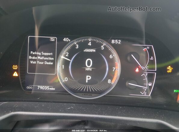 58ADZ1B1XLU071081 2020 LEXUS ES 350 Синий Вид задних сидений