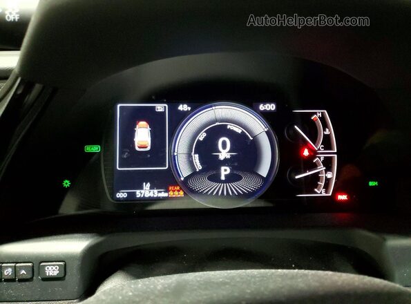 58AEA1C13NU016209 2022 LEXUS ES Синий Вид щитка приборов