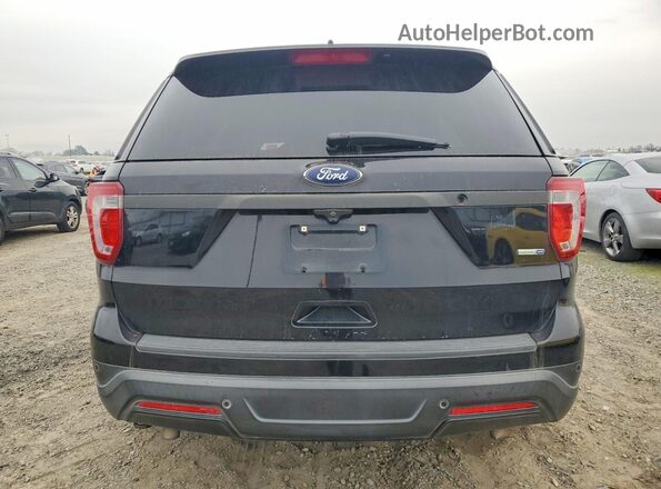 1FM5K8AR0JGC18195 2018 FORD FORD EXPLORER Black Rear view