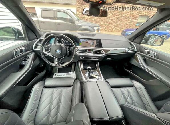 5UXTA6C03P9N92460 2023 BMW X5 Черный Вид задних сидений