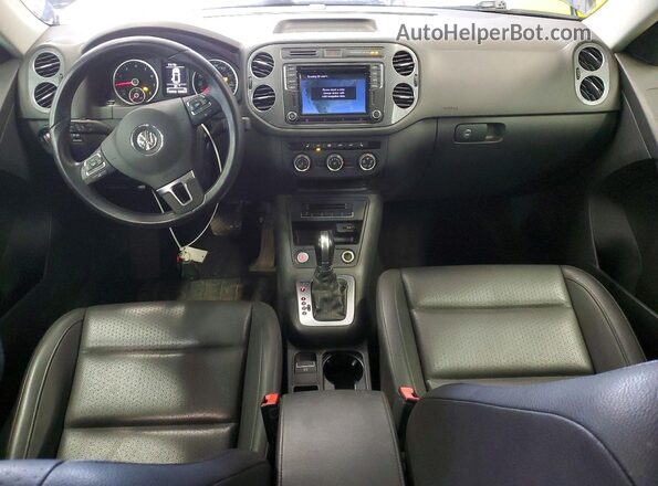 WVGBV7AX3GW609228 2016 VOLKSWAGEN TIGUAN Синий Вид щитка приборов
