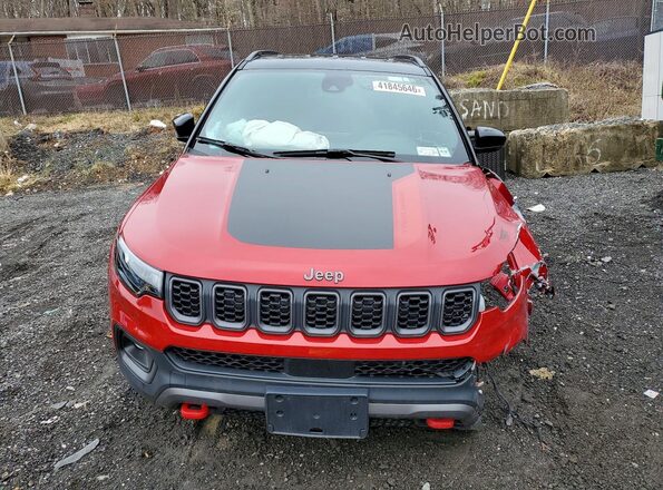3C4NJDDNXST621879 2025 JEEP COMPASS Красный Вид сзади