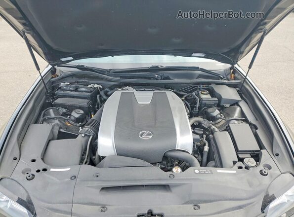 JTHBZ1BL4JA015896 2018 LEXUS GS Черный Вид подкапотного пространства