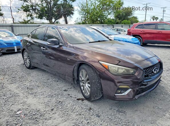JN1EV7AP0LM200498 2020 INFINITI Q50 Темно-бордовый Вид спереди