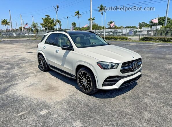 4JGFB5KB3LA219691 2020 MERCEDES-BENZ GLE White Передня ліва чверть