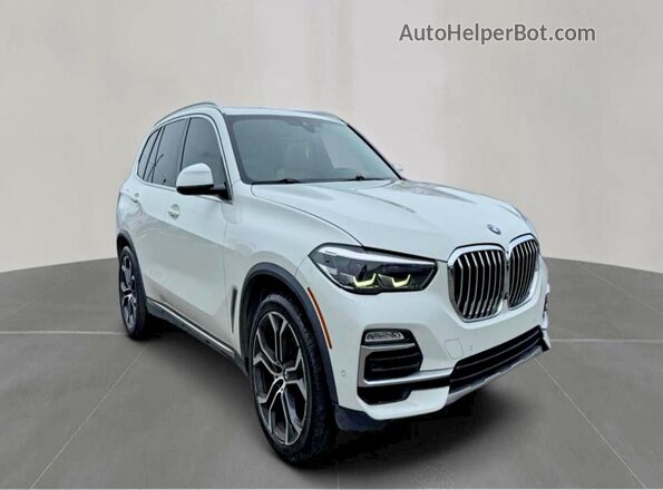5UXCR6C50KLL63413 2019 BMW X5 Белый Передняя левая четверть