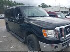 2017 Nissan Nv Passenger Nv3500 Hd Sl V8 Black vin: 5BZAF0AAXHN852381