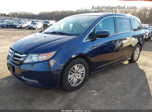 5FNRL5H24HB017088 2017 HONDA ODYSSEY Синий Передняя левая четверть