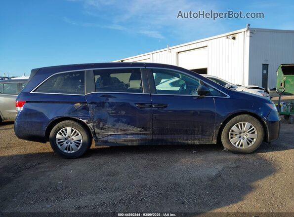 5FNRL5H24HB017088 2017 HONDA ODYSSEY Синий Вид задней части салона