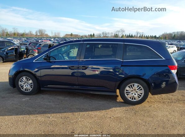 5FNRL5H24HB017088 2017 HONDA ODYSSEY Синий Панорамный вид салона 360°