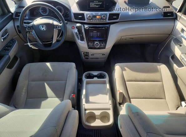 5FNRL5H30HB015279 2017 HONDA ODYSSEY Серебряный Вид панели приборов
