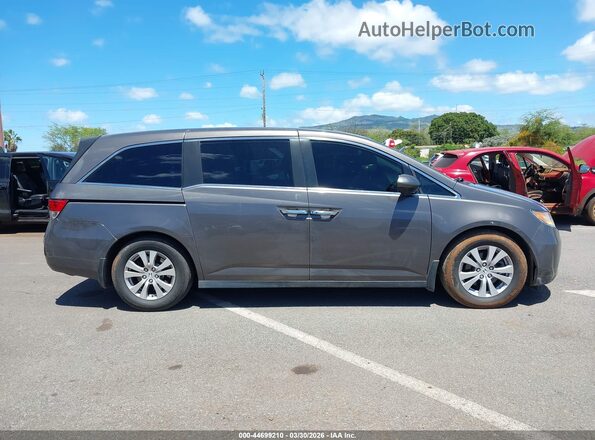 5FNRL5H35HB001782 2017 HONDA ODYSSEY Gray Widok wnętrza 360 stopni