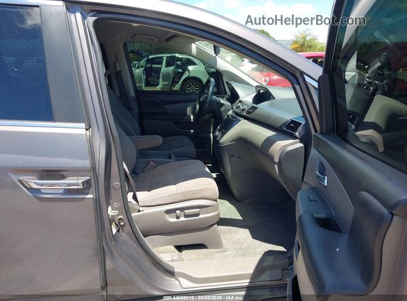 5FNRL5H35HB001782 2017 HONDA ODYSSEY Gray Widok wnętrza z przodu