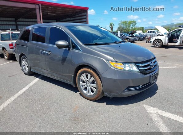 5FNRL5H35HB001782 2017 HONDA ODYSSEY Gray Przód prawy