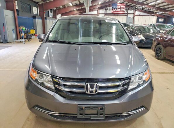 5FNRL5H62HB014709 2017 HONDA ODYSSEY Серый Вид спереди