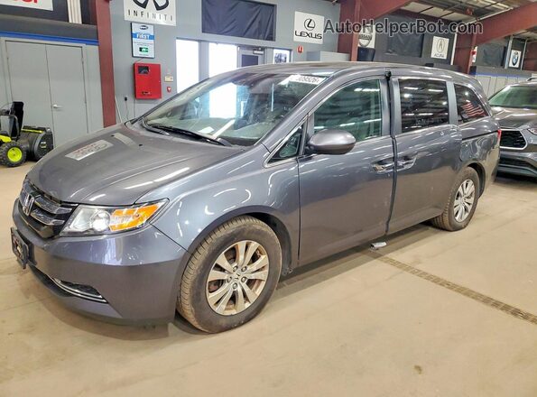 5FNRL5H62HB014709 2017 HONDA ODYSSEY Серый Передняя левая четверть