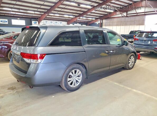 5FNRL5H62HB014709 2017 HONDA ODYSSEY Серый Задняя правая четверть