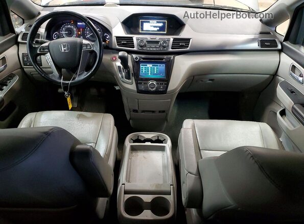 5FNRL5H62HB014709 2017 HONDA ODYSSEY Серый Вид панели приборов