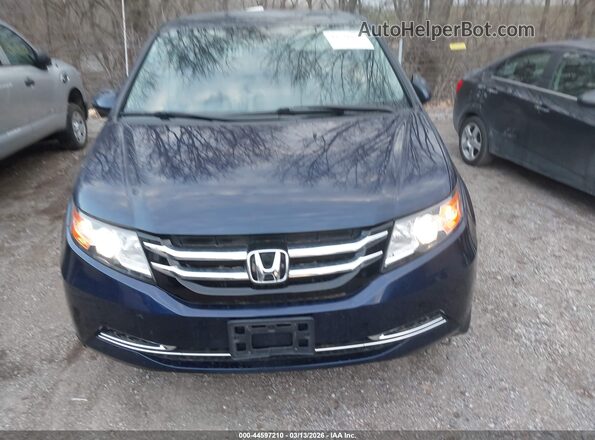 5FNRL5H62HB020798 2017 HONDA ODYSSEY Blue Вид щитка приладів
