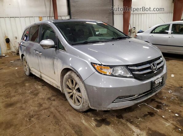 5FNRL5H64HB013853 2017 HONDA ODYSSEY Серый Передняя правая четверть