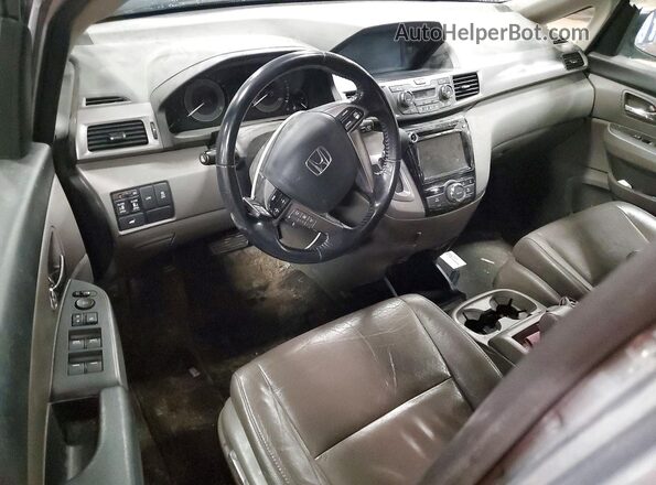 5FNRL5H64HB013853 2017 HONDA ODYSSEY Серый Вид панели приборов